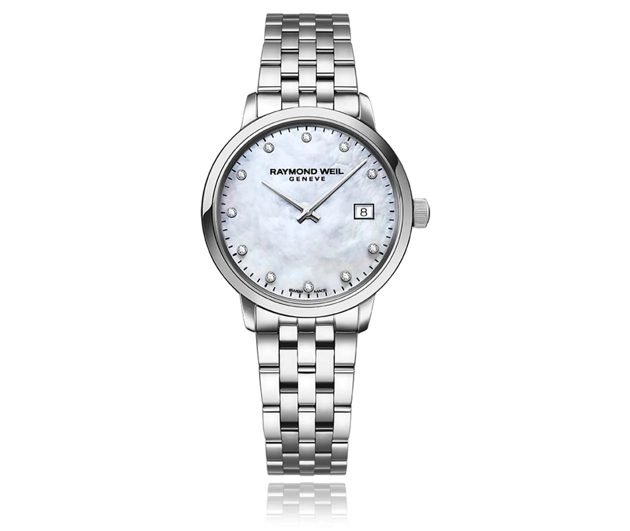 Toccata Ladies White Mother-of-Pearl Diamond Quartz Watch