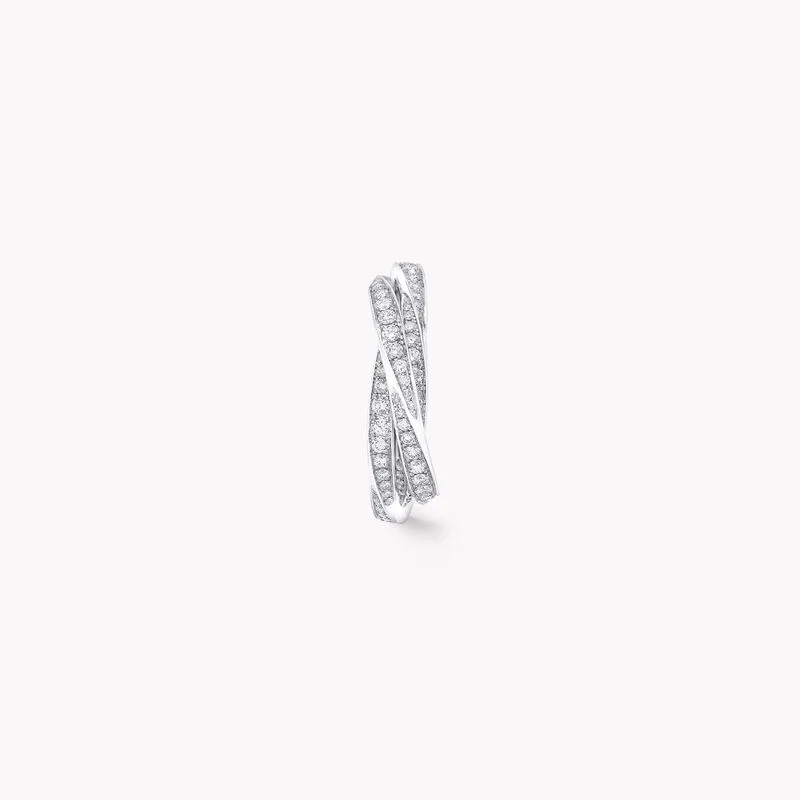 Triple Spiral Pavé Diamond Ring - Image 3