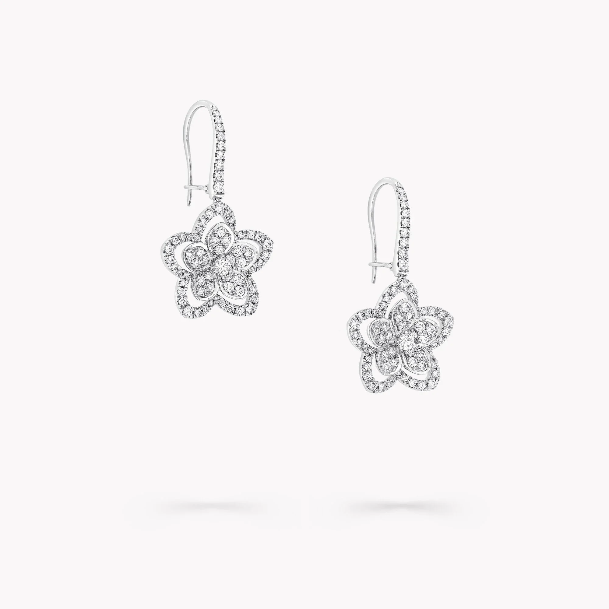 Wild Flower Diamond Earrings - Image 5