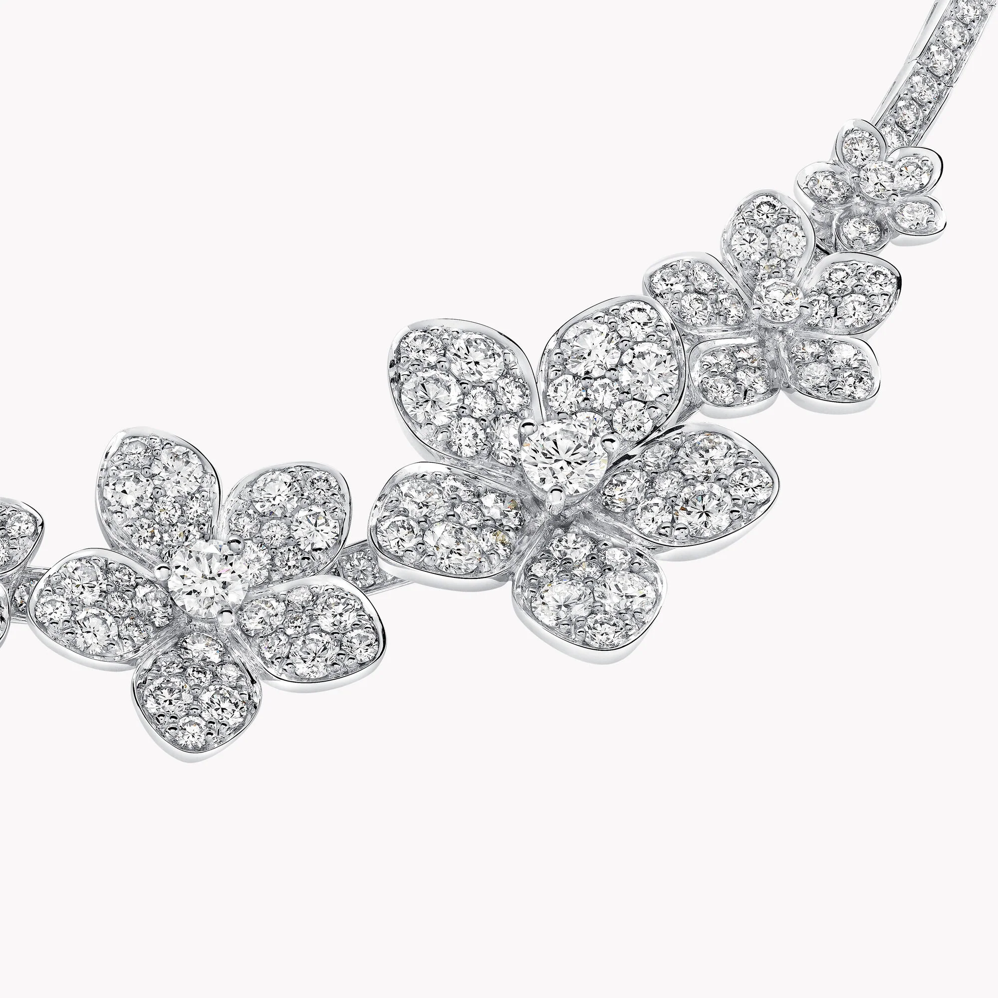 Wild Flower Diamond Necklace - Image 3