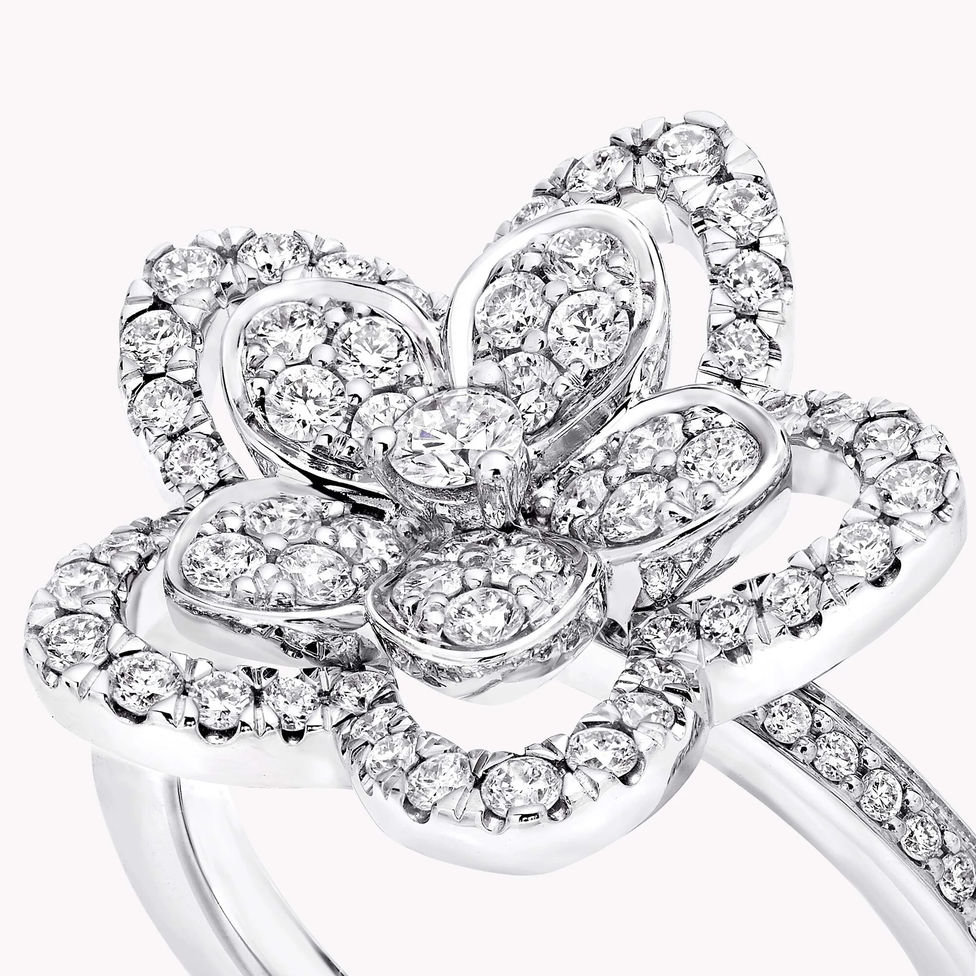 Wild Flower Diamond Ring - Image 5