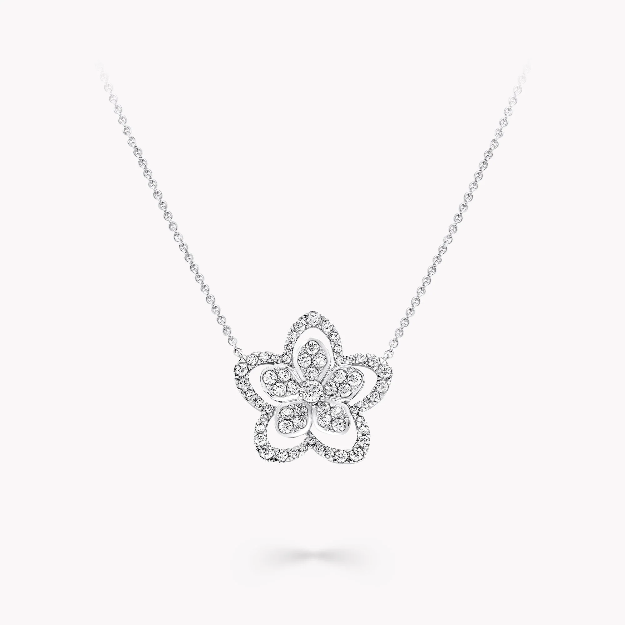 Wild Flower Large Diamond Pendant