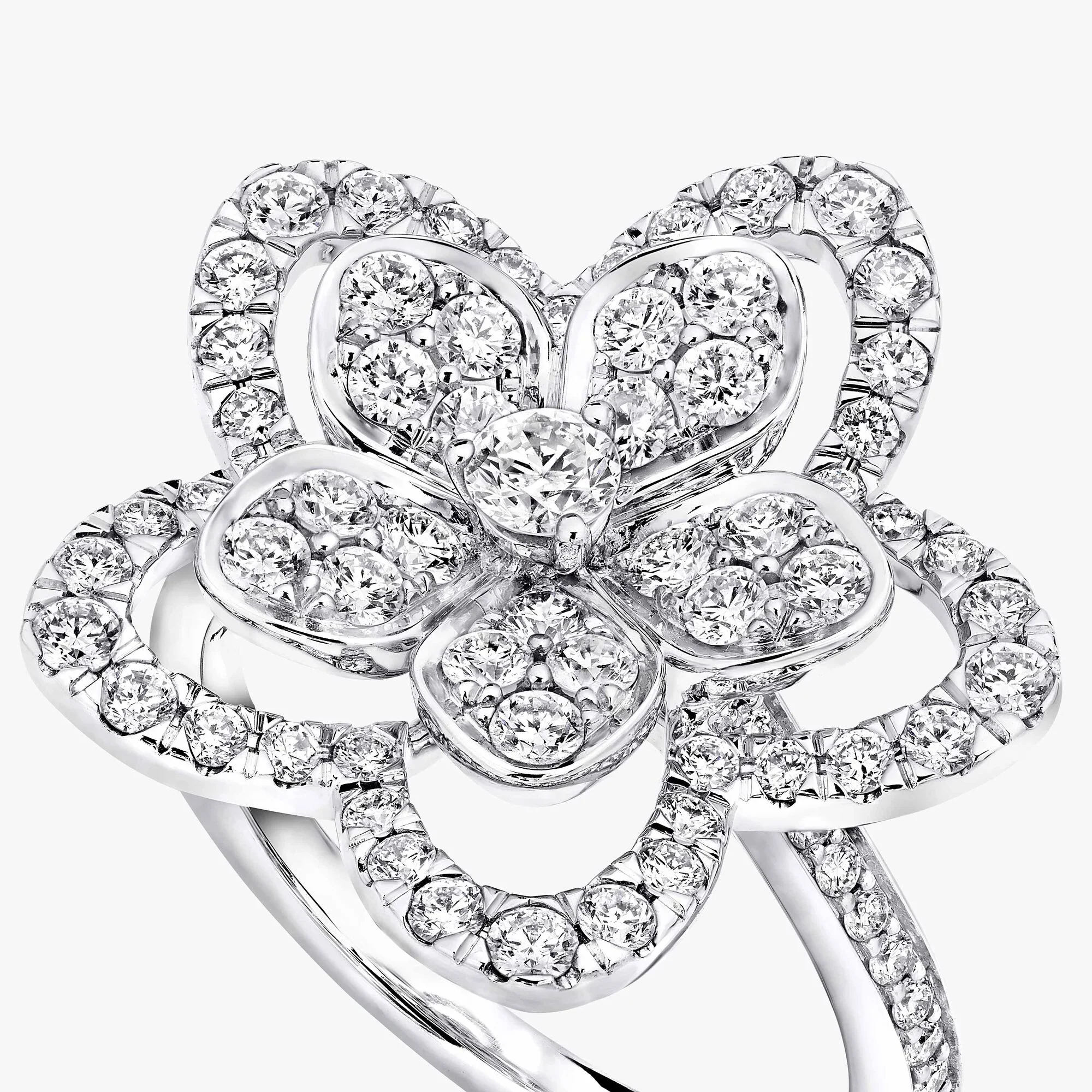 Wild Flower Large Diamond Ring - Image 5