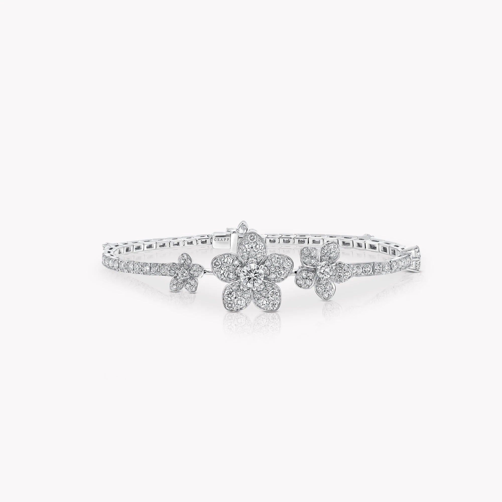 Wild Flower Pavé Diamond Bracelet