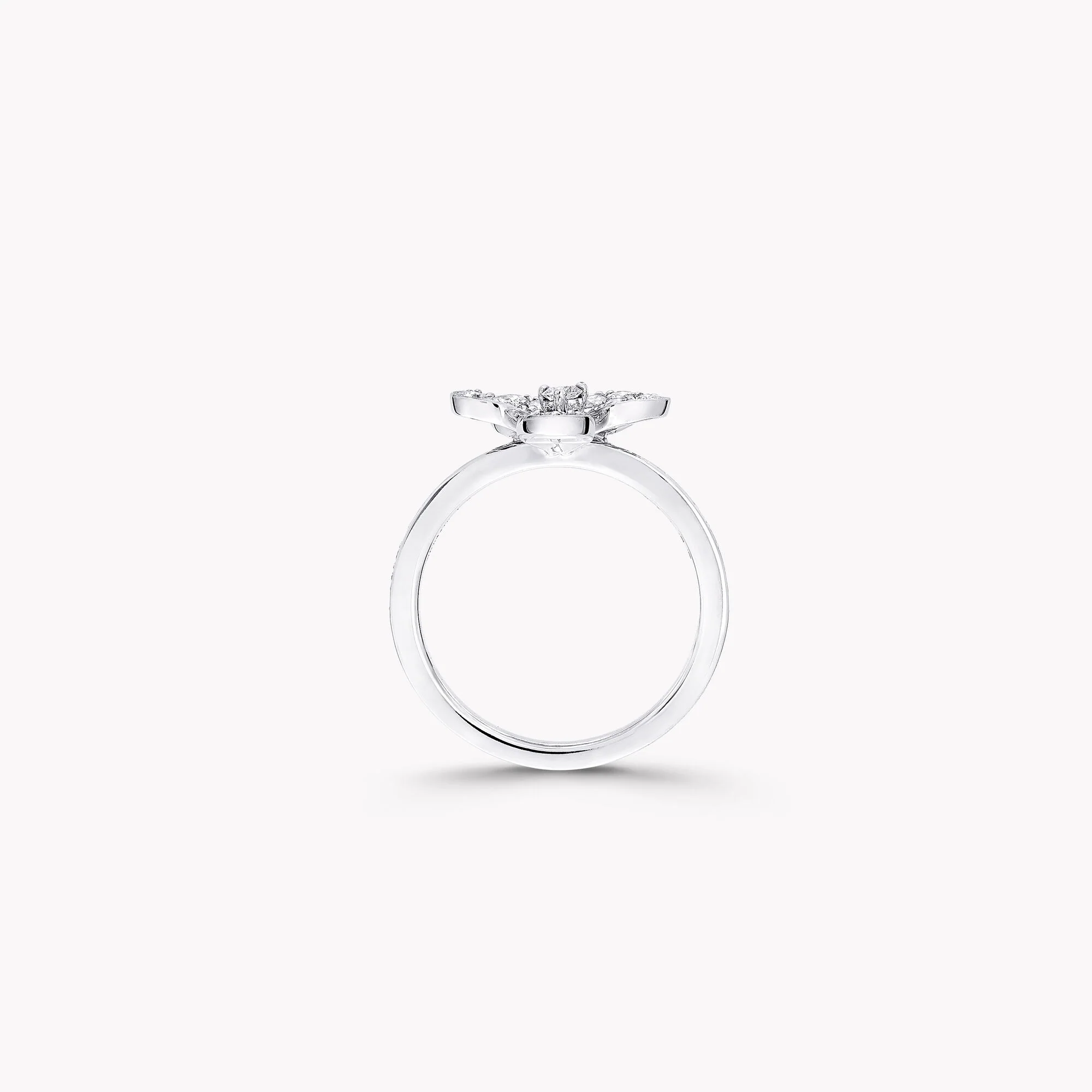 Wild Flower Pavé Diamond Ring - Image 5
