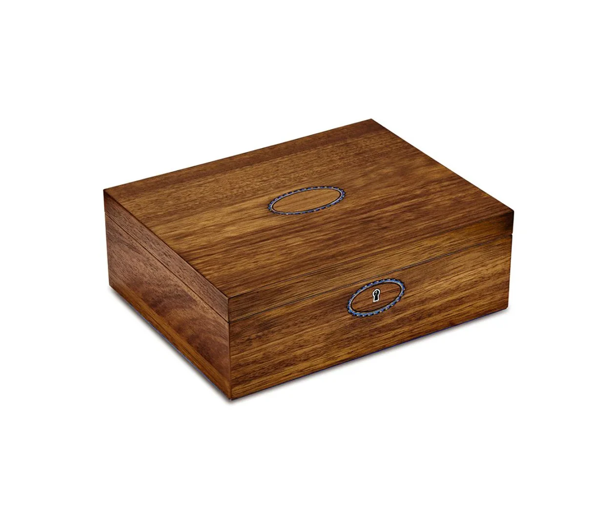 Wolf Ballet Musical Jewellery Box - Swan Lake Walnut Wood - Image 7