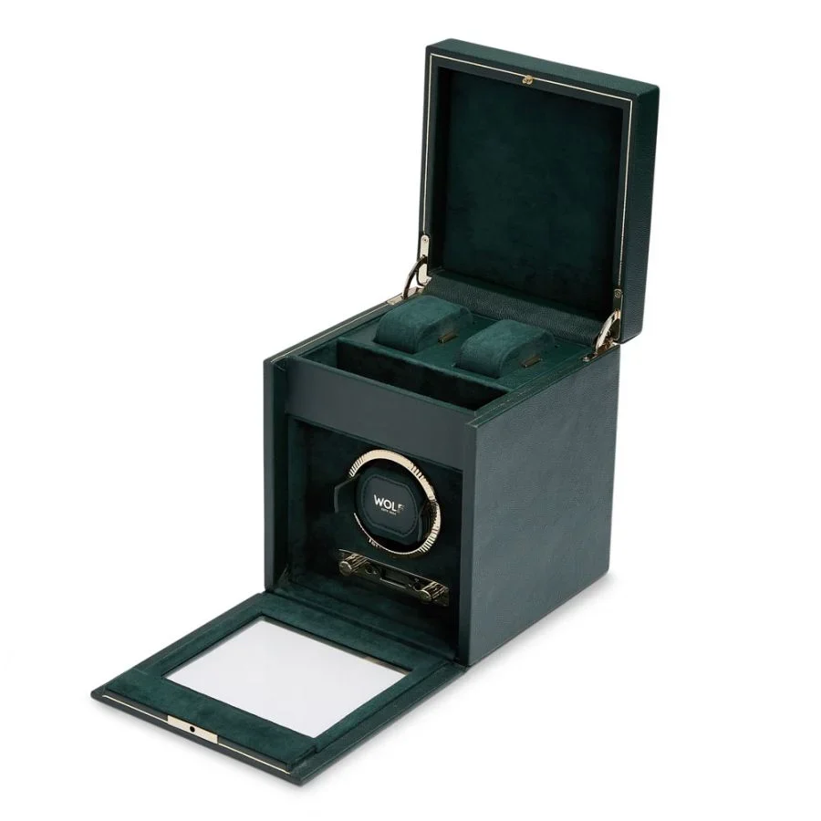 Wolf Brit Racing Green Single Watch Winder - Image 2