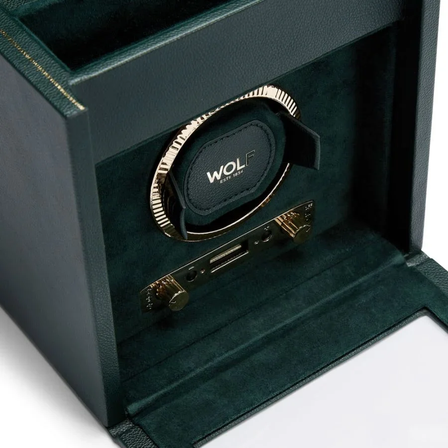 Wolf Brit Racing Green Single Watch Winder - Image 5
