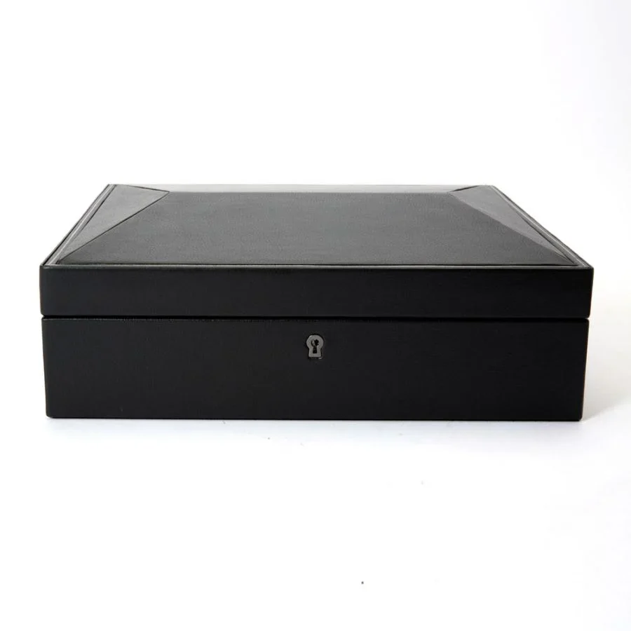 Wolf British Racing 15 Piece Watch Box Black - Image 3