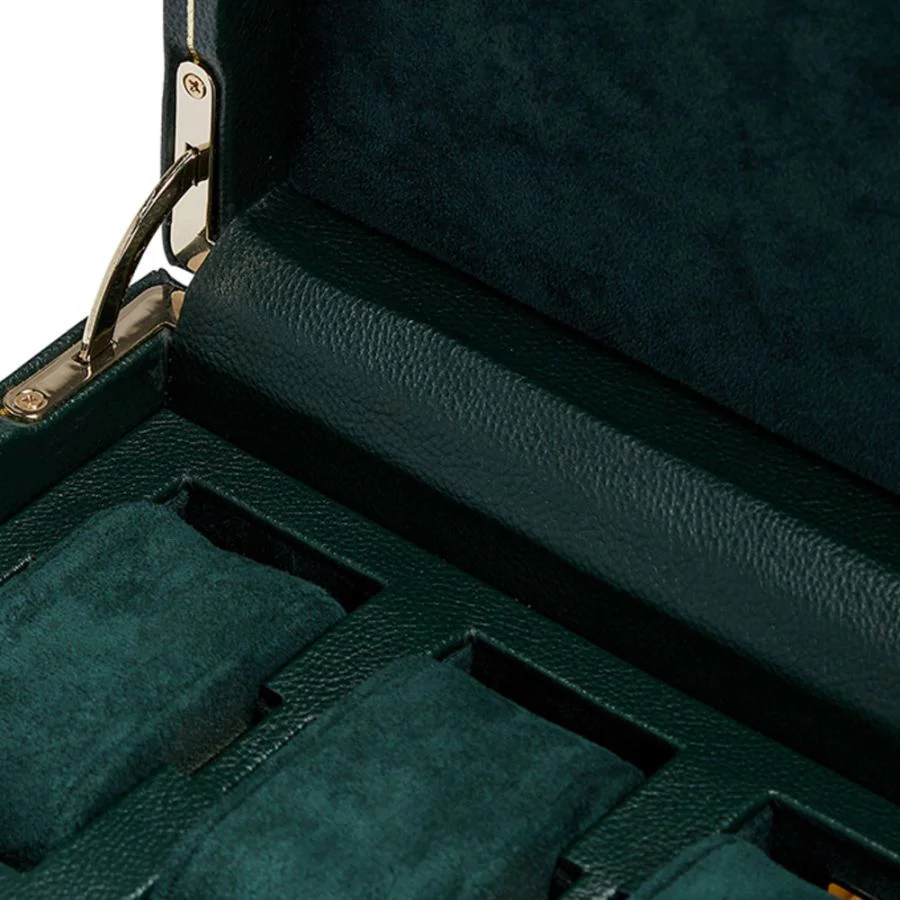 Wolf British Racing 15 Piece Watch Box Green - Image 3