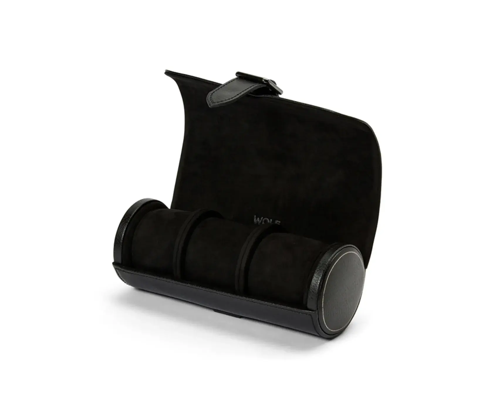 Wolf British Racing Triple Watch Roll Black - Image 2