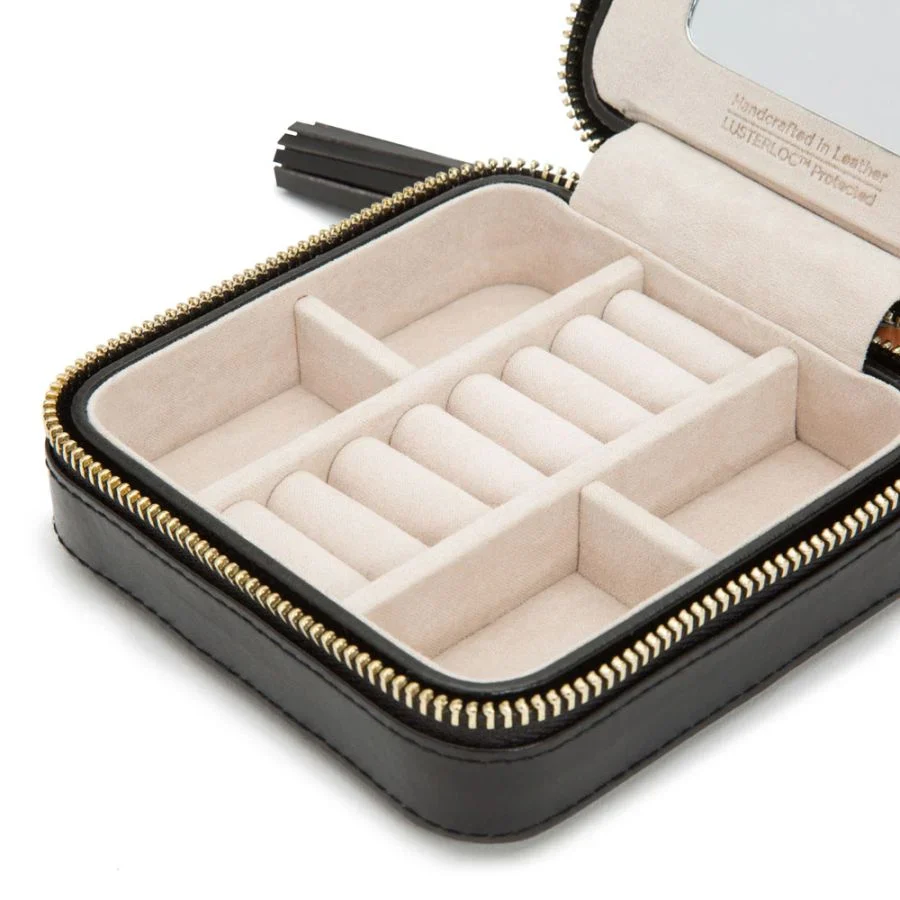 Wolf Caroline Zip Travel Case Black - Image 4