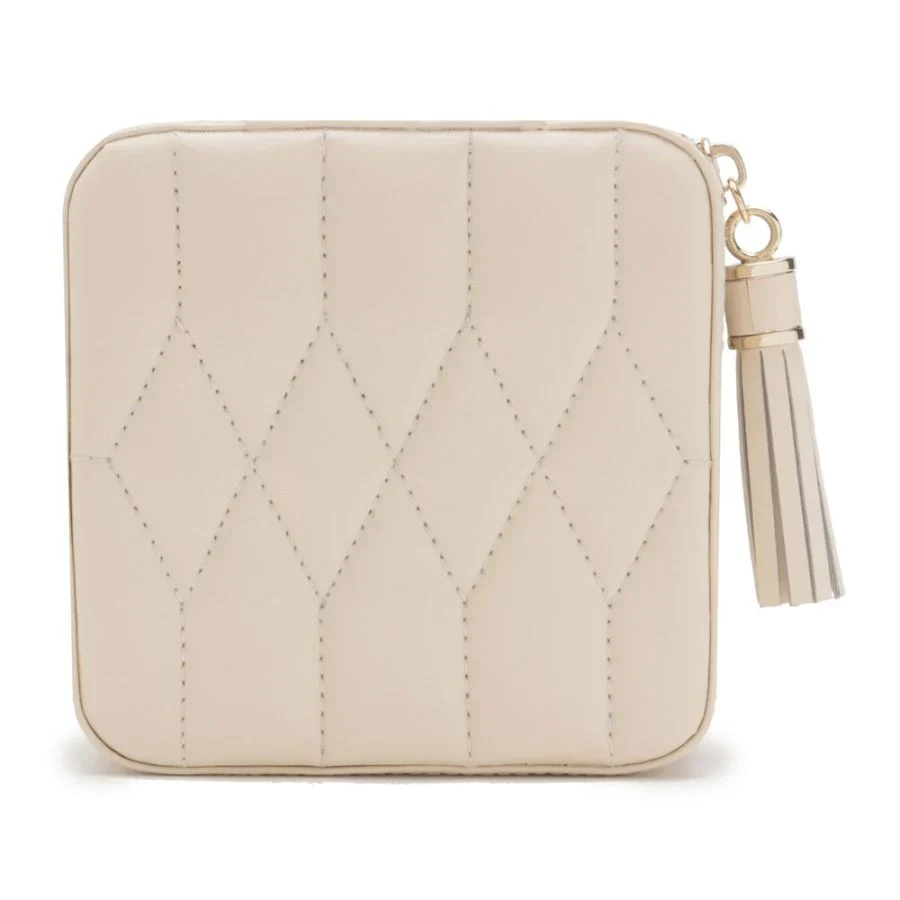 Wolf Caroline Zip Travel Case Ivory - Image 3