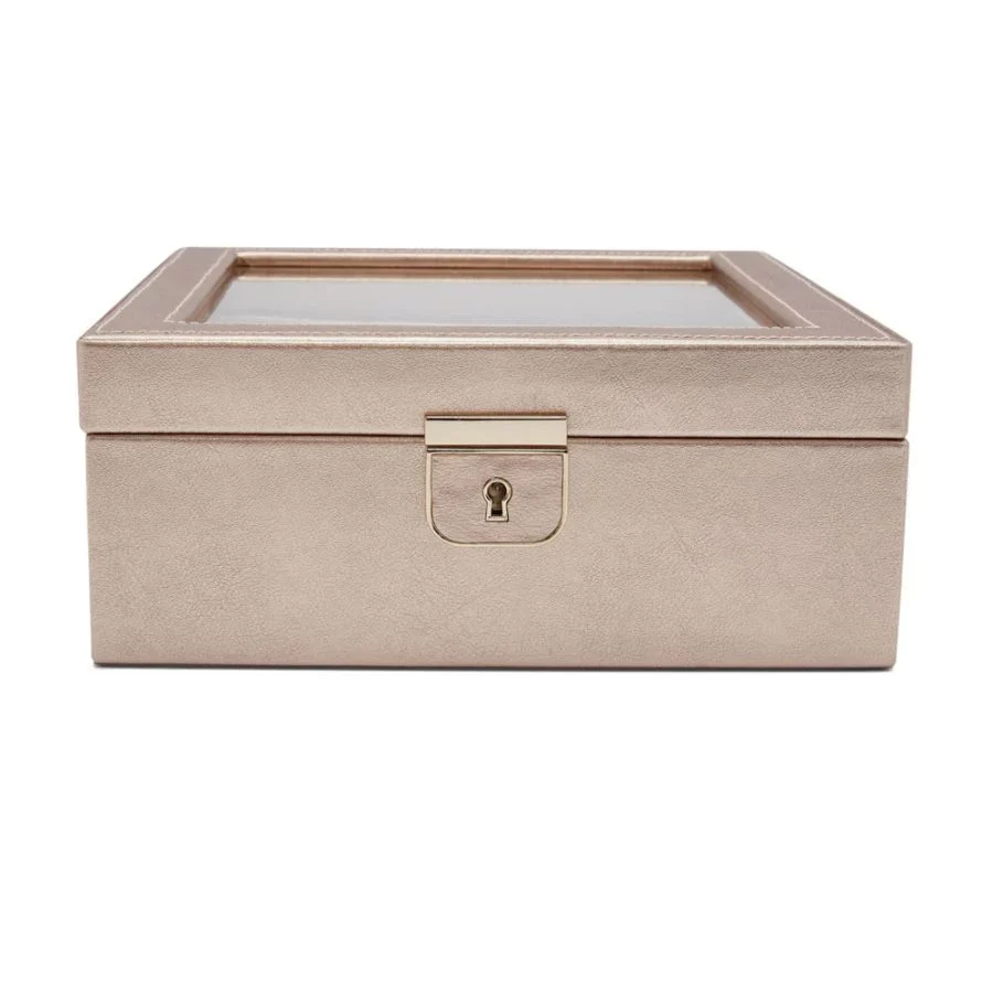 Wolf Palermo 6 Pc Watch Box Rose Gold - Image 4