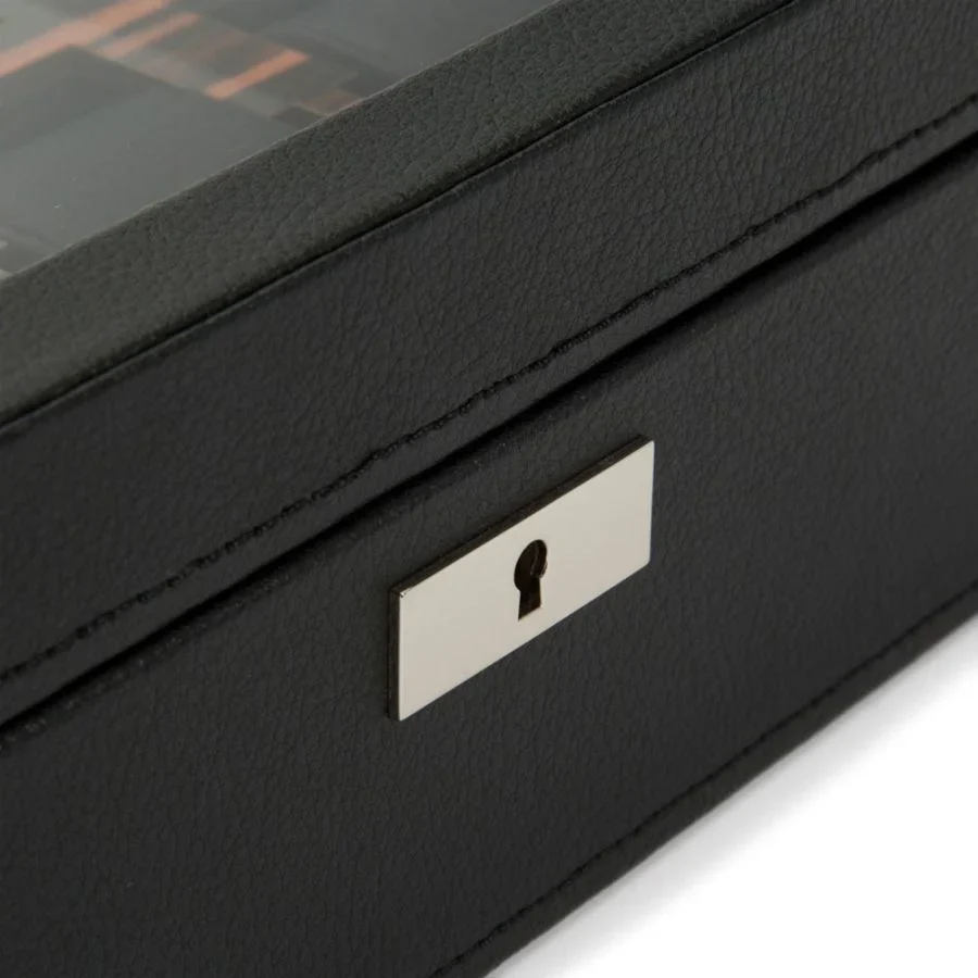 Wolf Roadster 10 Pc Watch Box Black - Image 5