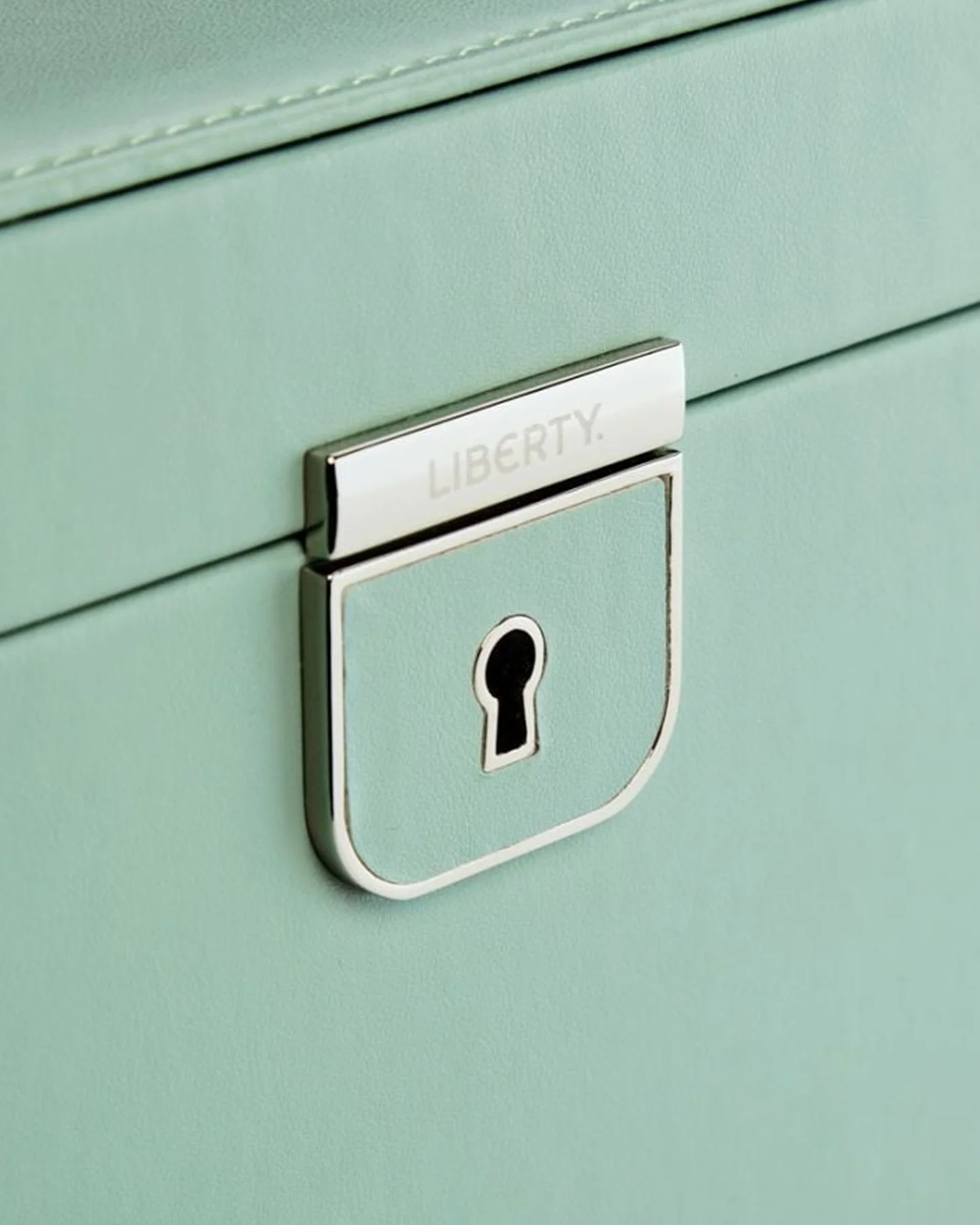 WOLF x Liberty Large Jewellery Box - Sage - Image 6
