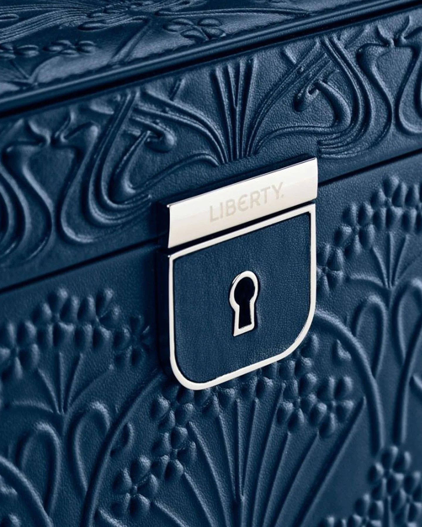 WOLF x Liberty Large Jewellery Box - Navy - Image 6