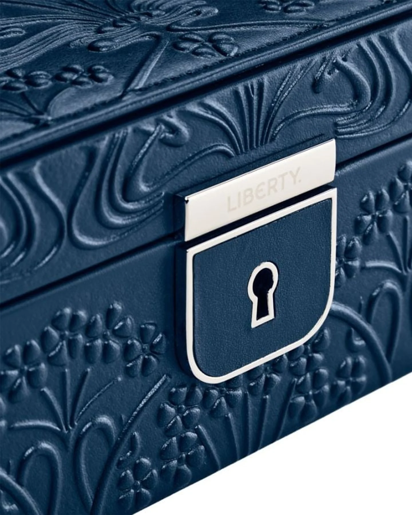 WOLF x Liberty Medium Jewellery Box - Navy - Image 5
