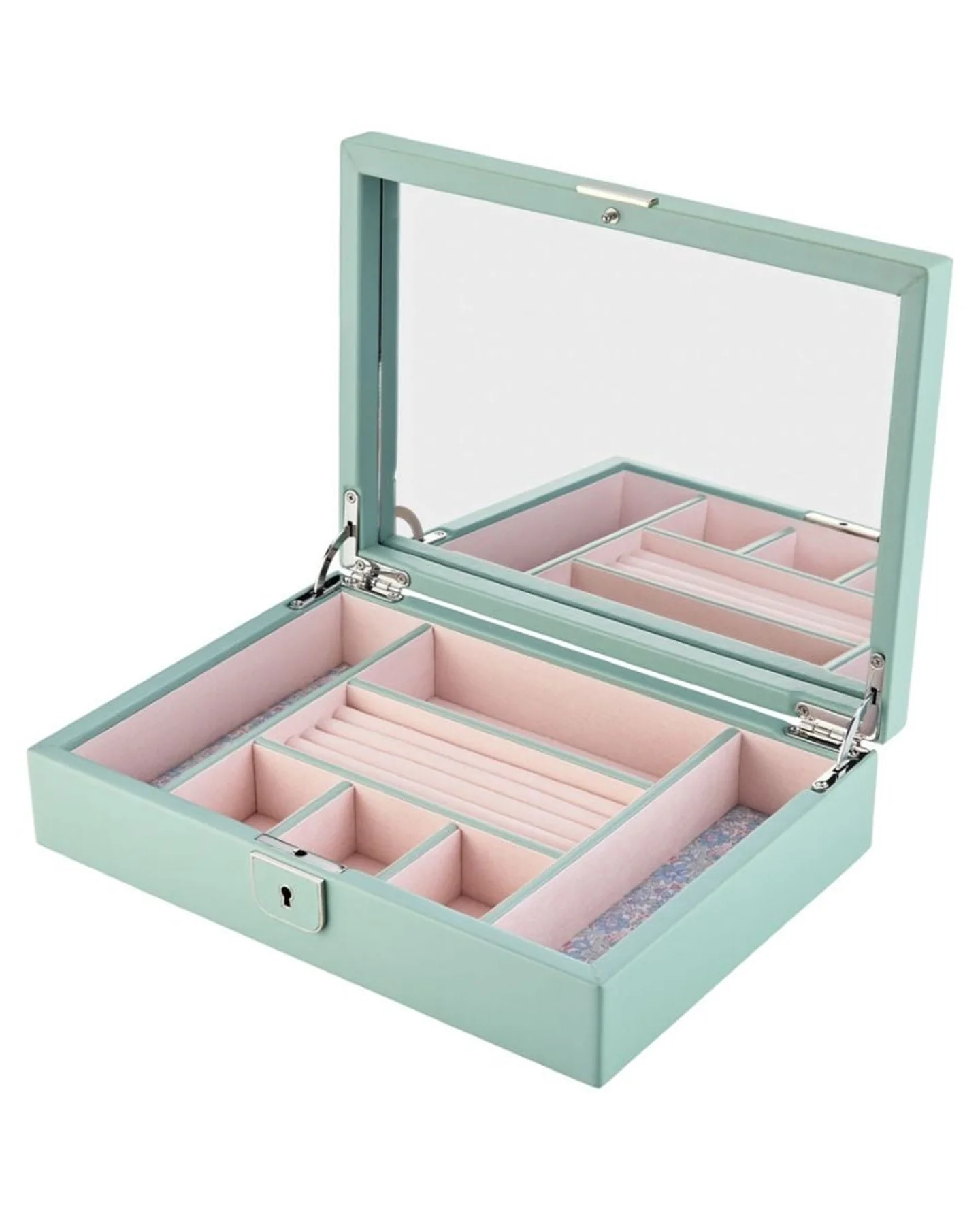 WOLF x Liberty Medium Jewellery Box - Sage - Image 2