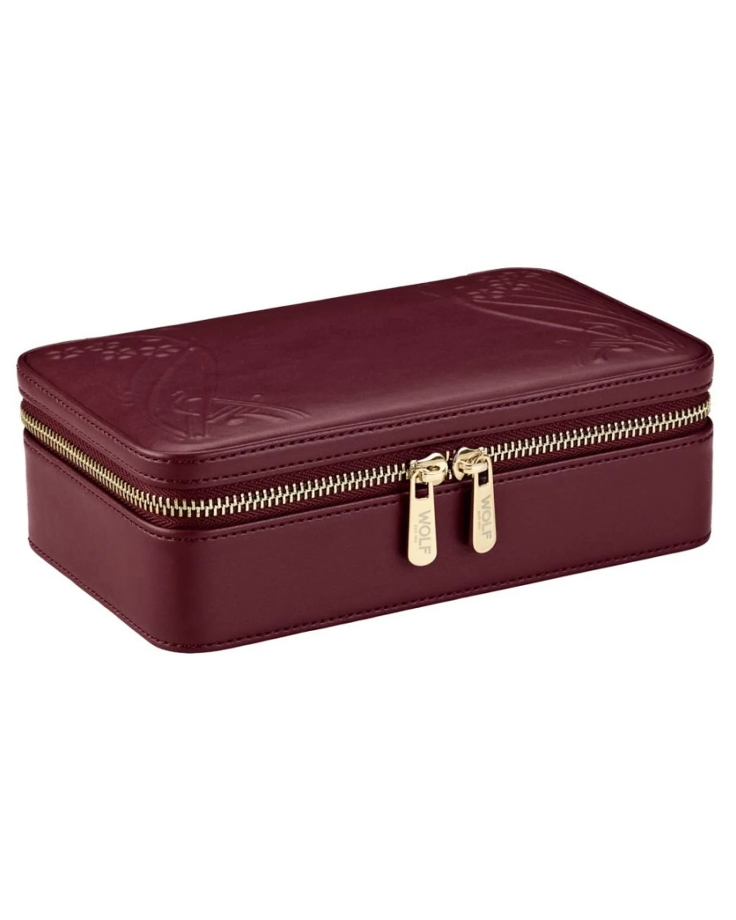 WOLF x Liberty Medium Zip Case - Burgundy - Image 3