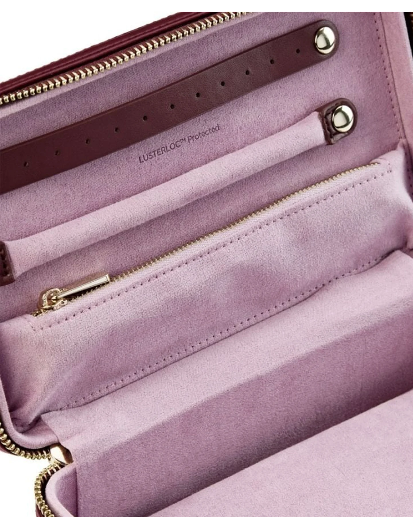 WOLF x Liberty Medium Zip Case - Burgundy - Image 5