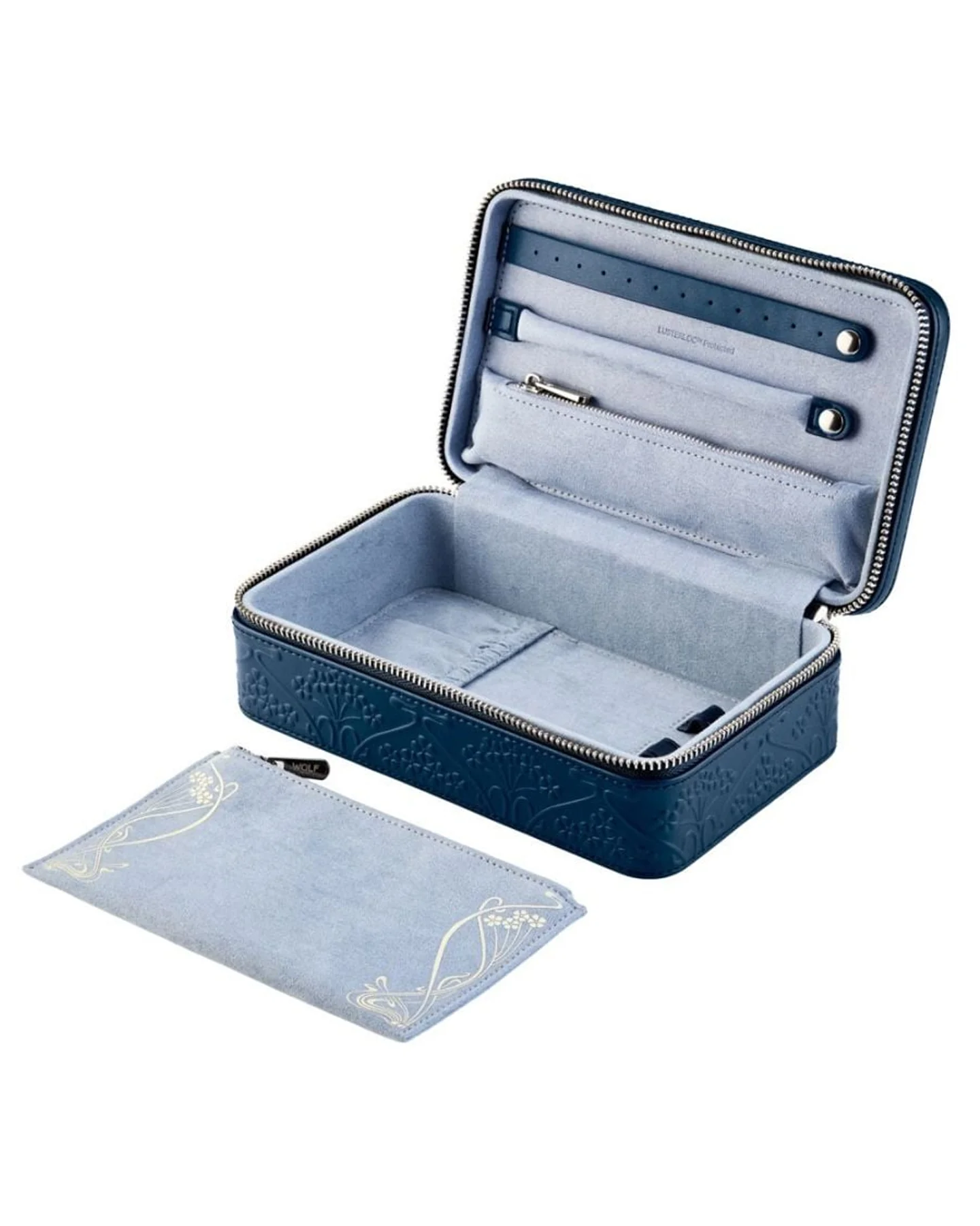 WOLF x Liberty Medium Zip Case - Navy - Image 4
