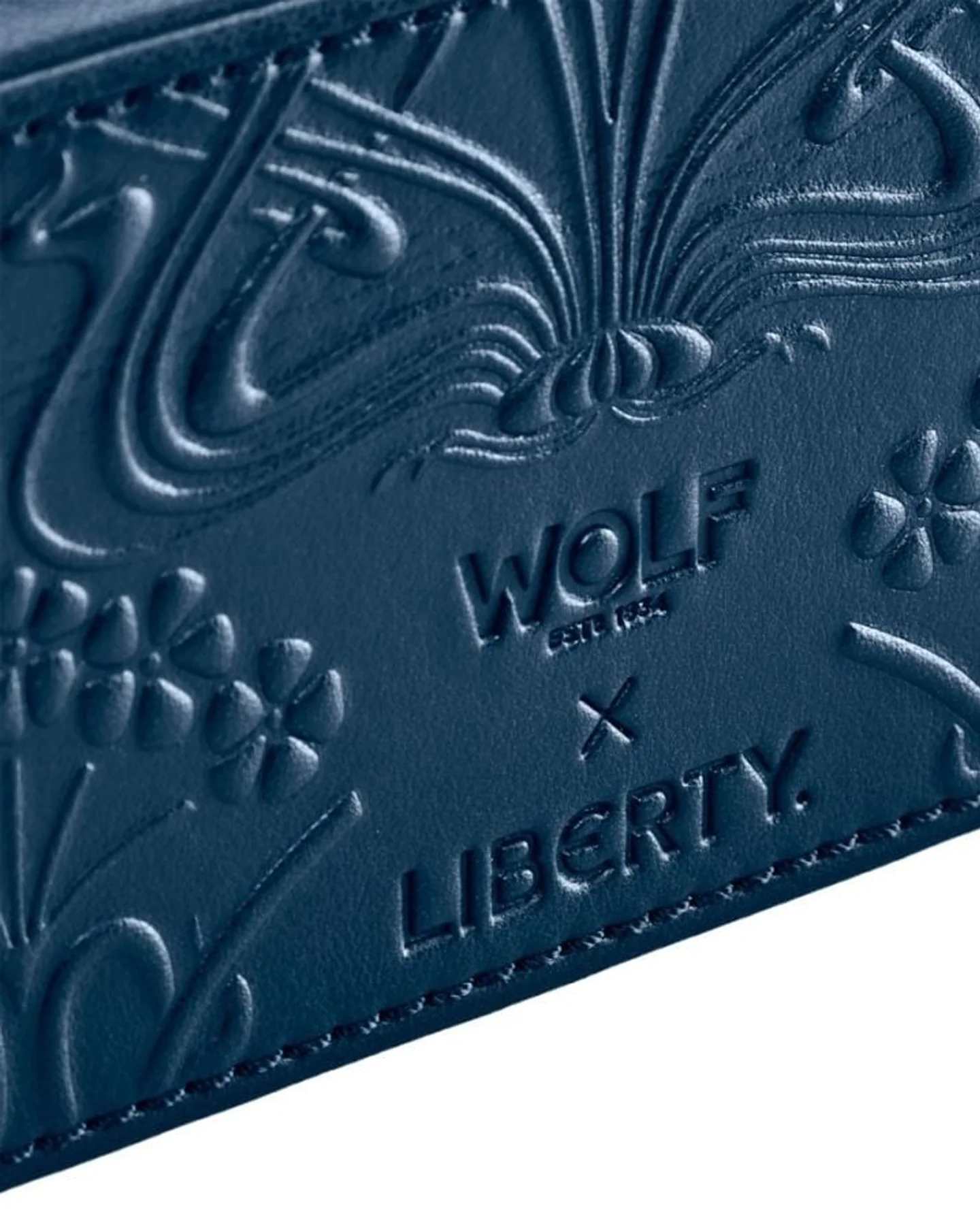WOLF x Liberty Medium Zip Case - Navy - Image 6