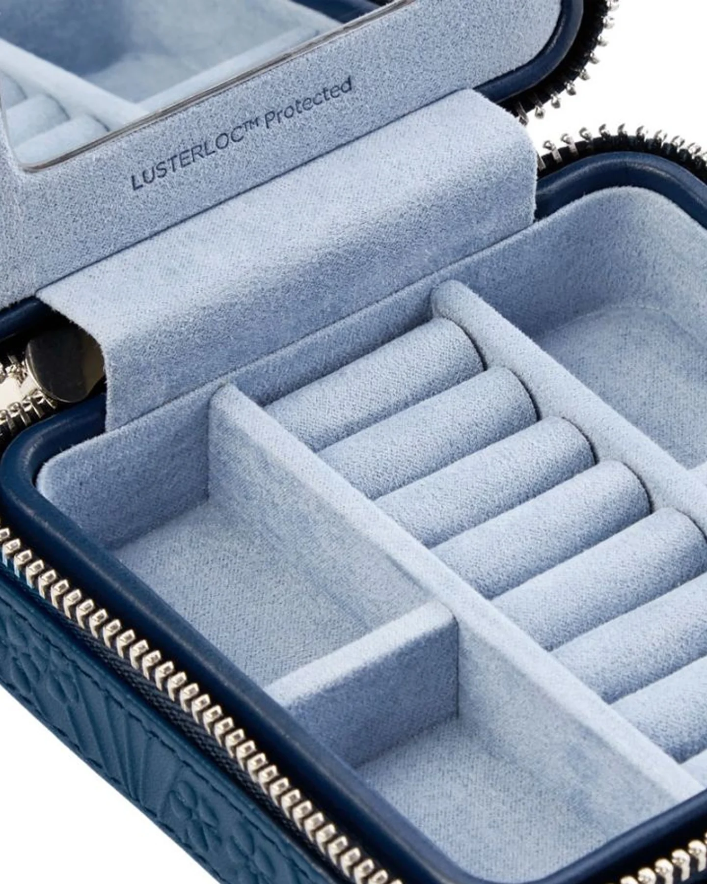 WOLF x Liberty Small Travel Zip Case - Navy - Image 4