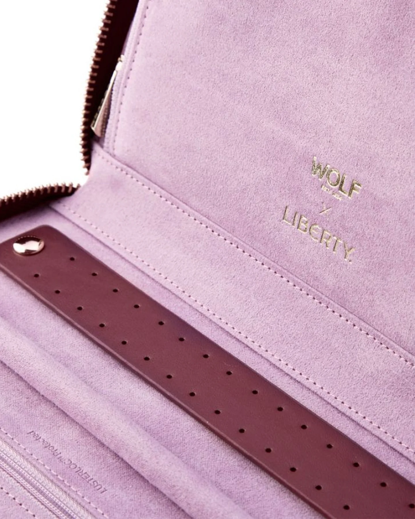 WOLF x Liberty Travel Portfolio - Burgundy - Image 4